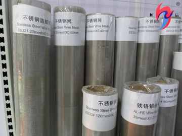 China pano de fio tecido 400 da malha da peneira 304 316L rolo de aço inoxidável 300 200 100 mícrons fornecedor