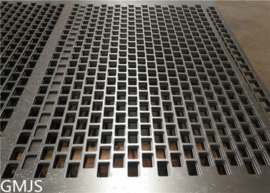 China Folha de metal perfurada do furo do retângulo para a placa do forro da tela do abanador do xisto fornecedor