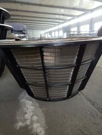 China Cesta de fio centrífuga de aço inoxidável da cunha da peneira para a indústria da mineração/agregado fornecedor
