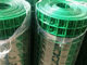Painéis de rede de arame soldados revestidos plásticos verdes Rolls do PVC para fazer a armadilha do caranguejo fornecedor